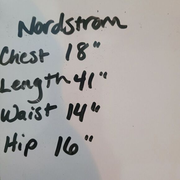 Vintage Nordstrom Babydoll Slip Dress Women's Size Medium Blue Scallop Hem Sexy - Picture 8 of 8